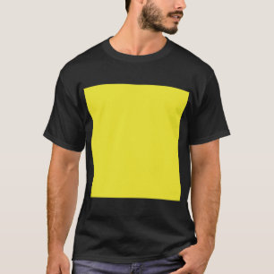 Utformning med Gulten Bakgrund och Svarta Gräns T Shirt