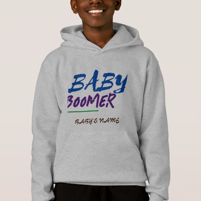 Utformningen av anpassade Baby Boomer Namn är stor T Shirt (Framsida)