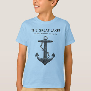 Utformningen av det Underbara Sjöar, nautiska anka T Shirt