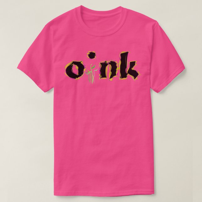 Utformningen av Gris Ljud i vid gris ger Älskare T Shirt (Design framsida)