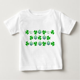 Utformningen av St. Patrick-Day Baby-Jersey-T-Shir Tee