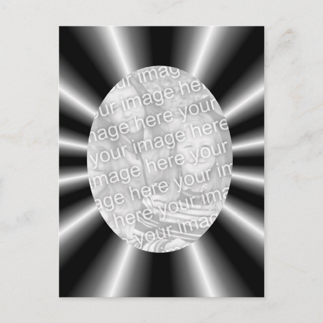 Utformningsfoto för Black and Silver Vykort (Framsida)