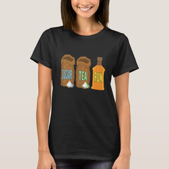 Utformningspressar för sockertea rum Coola Retro S T Shirt (Framsida)