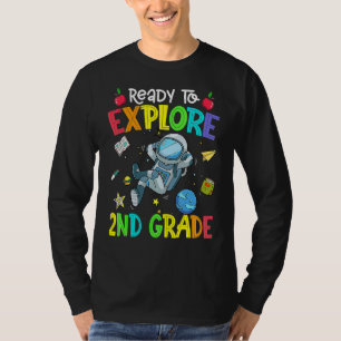 Utforska 2:a Klass Back to school Astronaut Space T Shirt