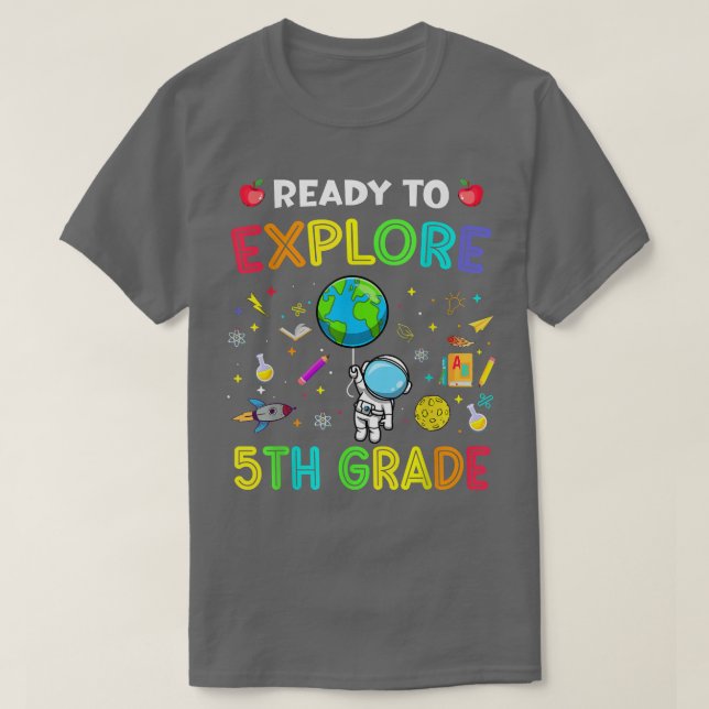 Utforska 5:e Klass-Back to school-astronautrymme E T Shirt (Design framsida)