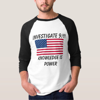 Utforska 9/11 - USA flagga - baseballT-tröja Tröja