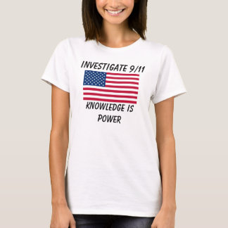 Utforska 9/11 - USA flagga - dambaby - docka Tee