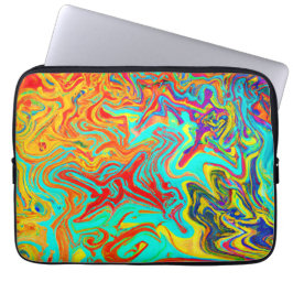 Utforska abstrakta designkoncept laptop fodral