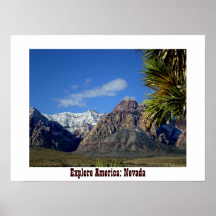 Utforska Amerika: Nevada Poster