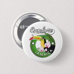 Utforska Bahamas logotyp Car Magnet-knappen Knapp