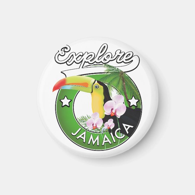 Utforska Bahamas logotyp Magnet (Framsidan)