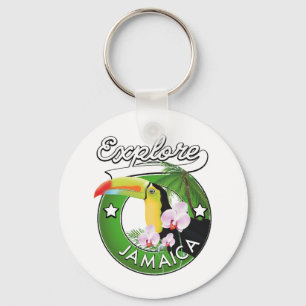 Utforska Bahamas logotyp Magnet Keychain Nyckelring
