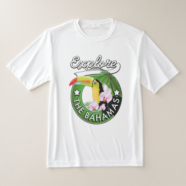 Utforska Bahamas logotyp T Shirt (Laydown)