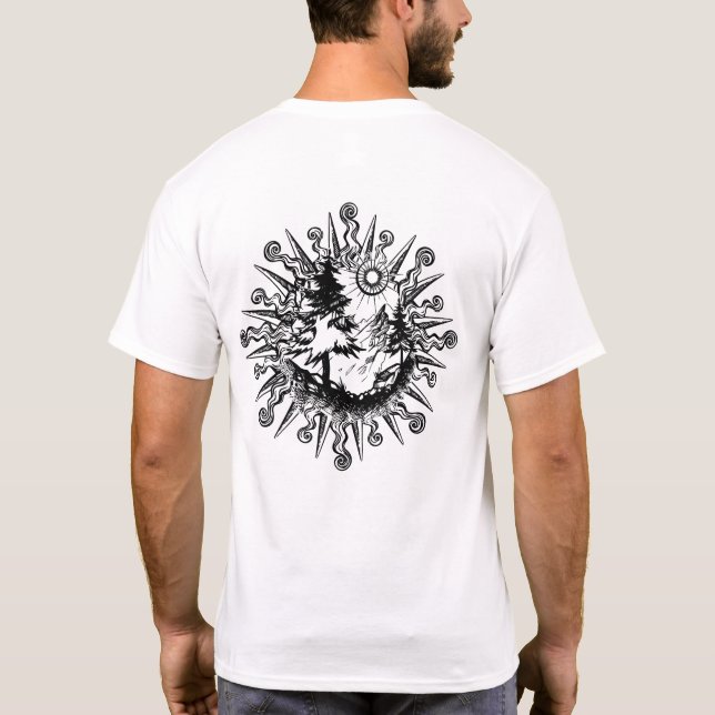 Utforska berg t shirt (Baksida)
