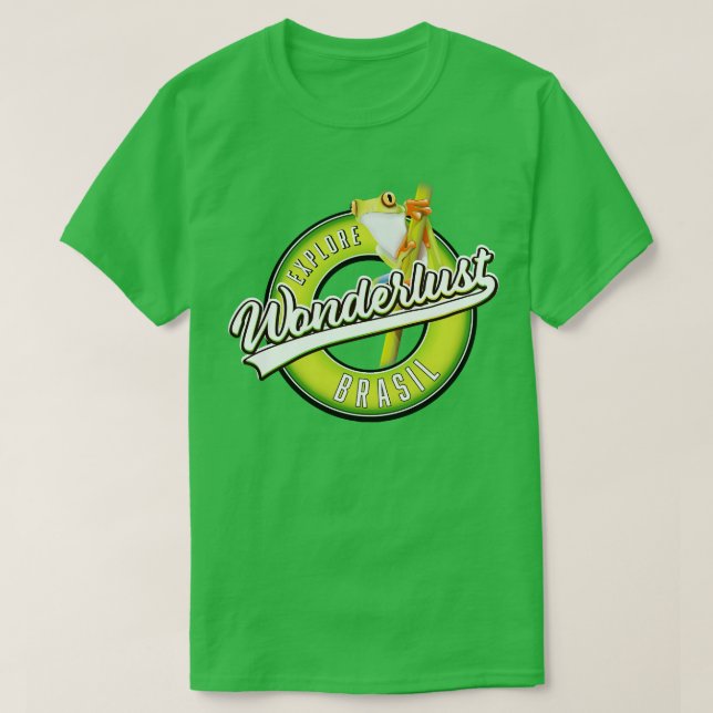 Utforska Brasiliens underkläder T Shirt (Design framsida)