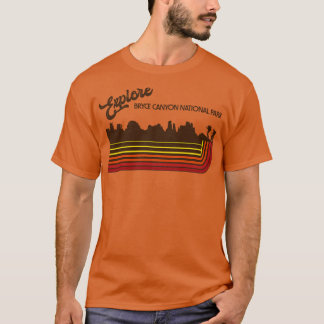 Utforska Bryce Canyon National Park Retro 70s80s S T Shirt