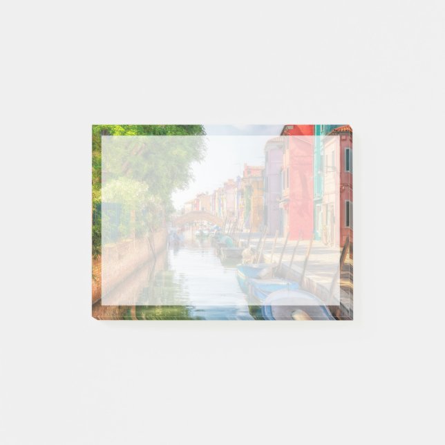 Utforska Buranos livfulla charm Post-it Block (Framsida)
