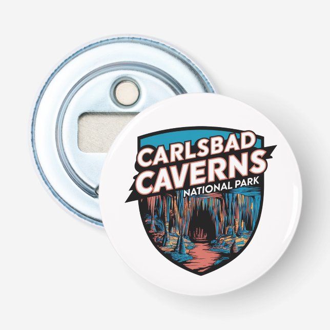 Utforska Carlsbad Caverns nationalpark Flasköppnare (Framsidan)