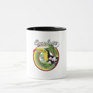 Utforska Centralamerikas logotyp. Mugg