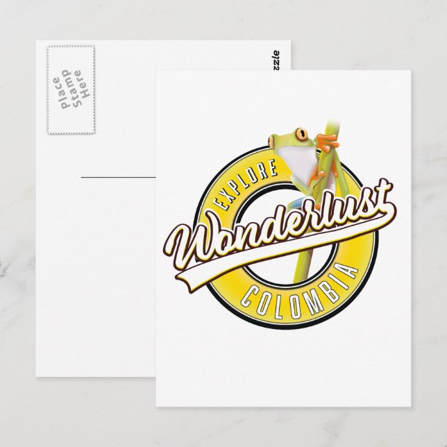 utforska Colombias underkläder Vykort (Fram/baksida)