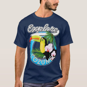 Utforska Cozumel Travel-plåster T Shirt