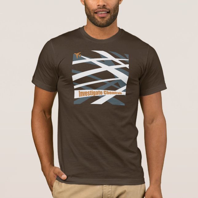 "Utforska den Chemtrails" T-tröja Tee Shirt (Framsida)