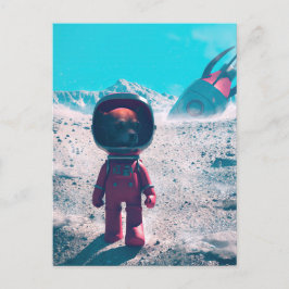 Utforska den öde planeten vykort