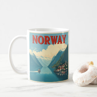 Utforska den vetenskapliga skönheten i Norge Trave Kaffemugg