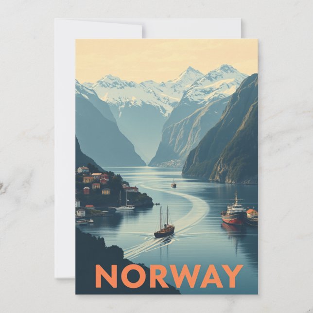 Utforska det kloka Norgens resekort (Framsida)