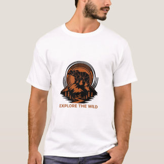 Utforska det vilda. t shirt