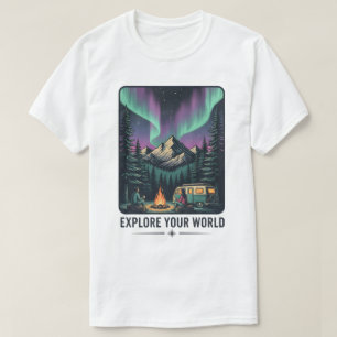 Utforska din värld Äventyr T Shirt