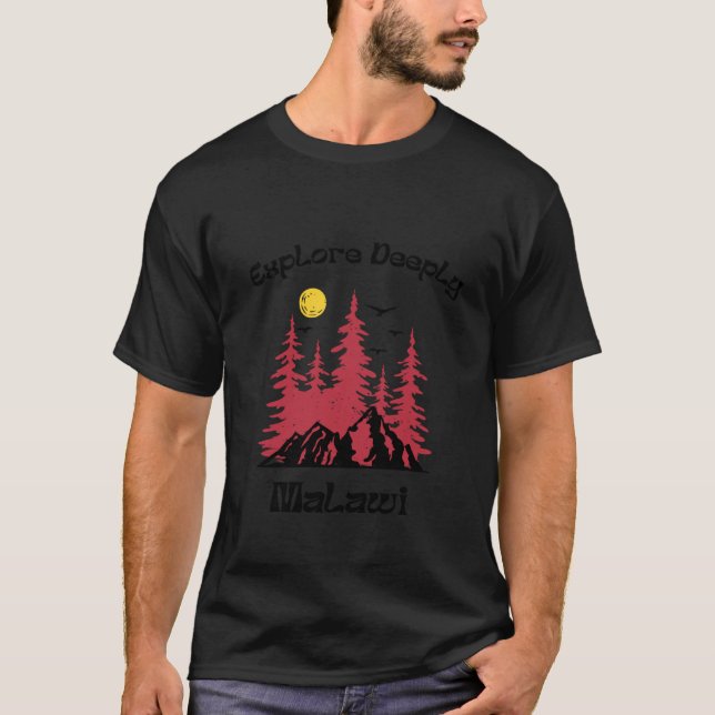 Utforska Djupt Malawi Semester Utomhus T Shirt (Framsida)