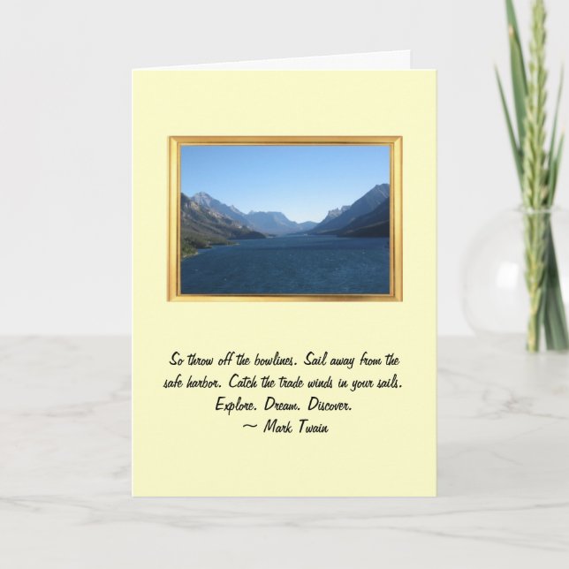 Utforska Dream Discover - Bra Adjö Card Kort (Framsida)
