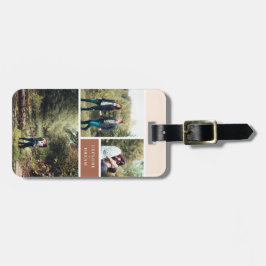 Utforska + Dream Natural Tones och Blommigt Photo Bagagebricka