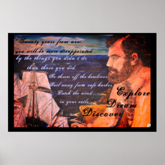 Utforska. Dream. Sök Poster