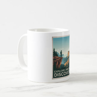 Utforska drömupptäckten kaffemugg