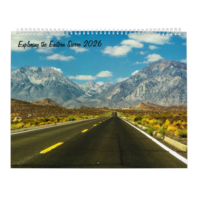 Utforska Eastern Sierra 2026 Kalender (Omslag)