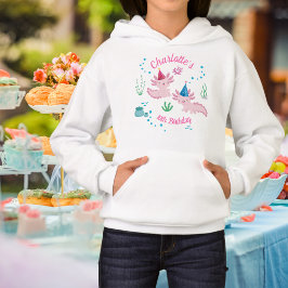 Utforska en Axolotl Grattis på födelsedagen T Shirt