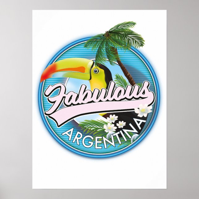 utforska ett fantastiskt argentinskt vykort för lo poster (Framsidan)
