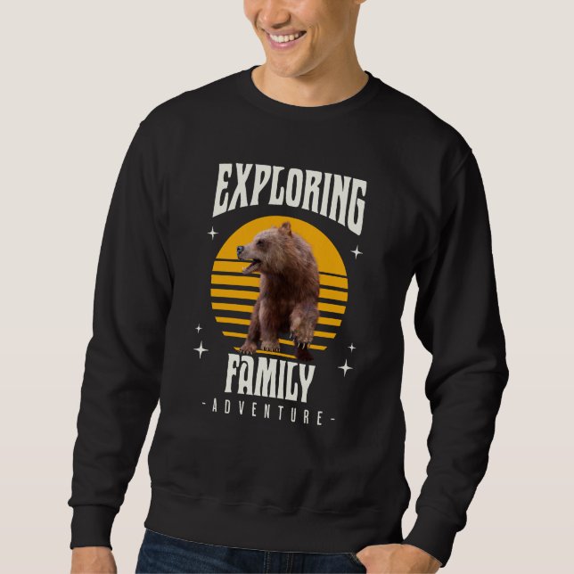 Utforska familjen Äventyr Lång Ärmad Tröja (Framsida)