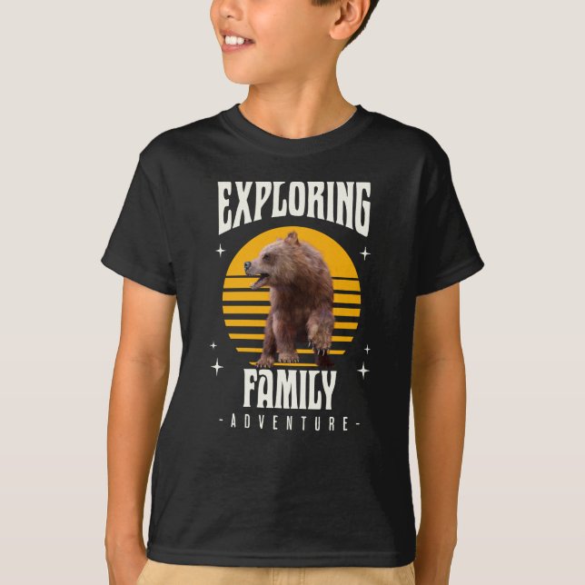 Utforska familjen Äventyr T Shirt (Framsida)