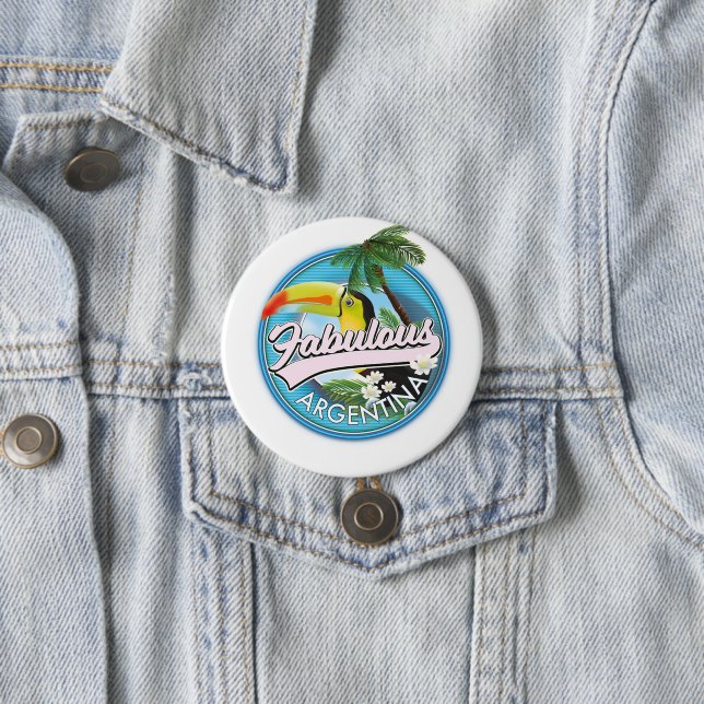 utforska fantastisk argentinsk logotyp knapp (In Situ)