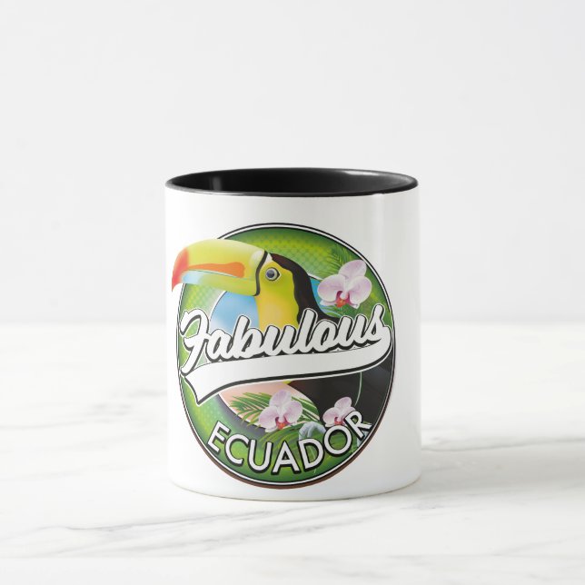 Utforska fantastisk Ecuadors logotyp Mugg (Center)