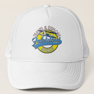 utforska fantastisk logotyp på Seychellerna Keps