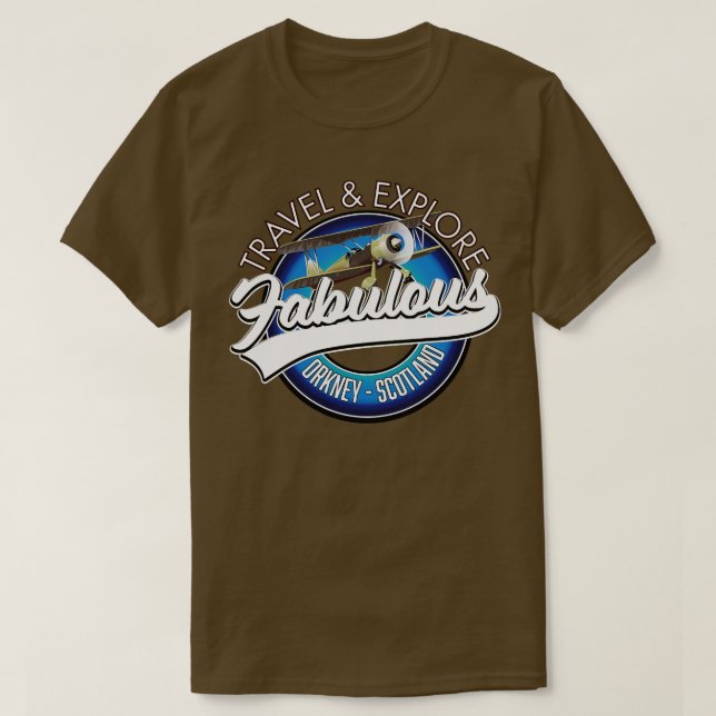 utforska fantastisk Orkney Scotlands T Shirt (Design framsida)