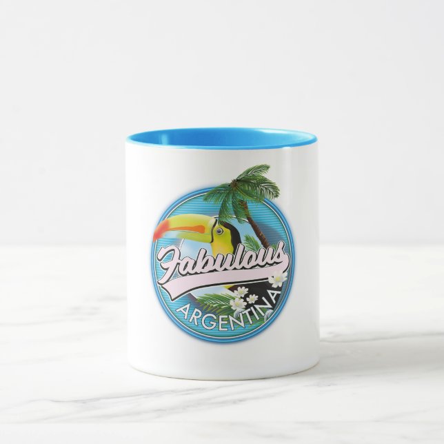 utforska fantastiska Argentina logotyp Mugg (Center)