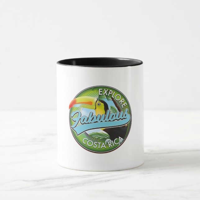 Utforska fantastiska costa rica logotyp mugg (Center)