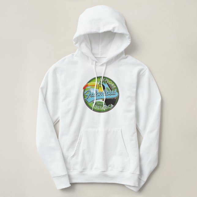 Utforska fantastiska costa rica logotyp t shirt (Design framsida)