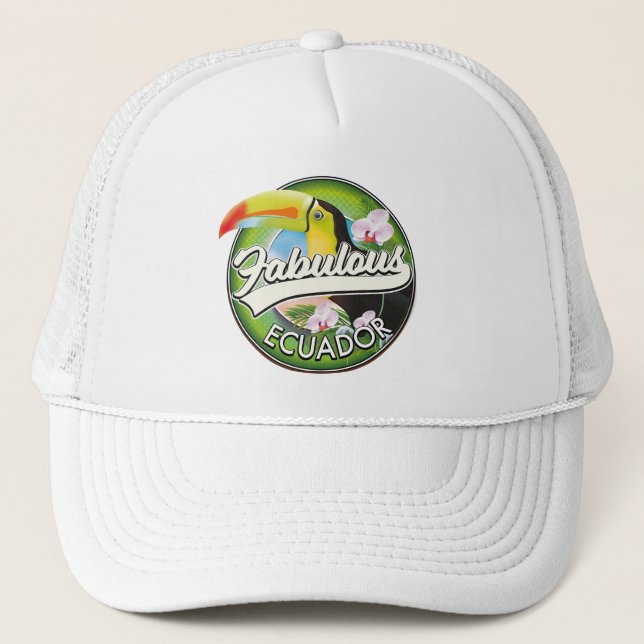 Utforska fantastiska Ecuador logotyp Keps (Framsida)