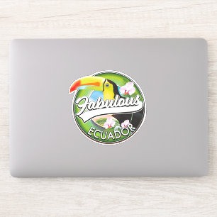 Utforska fantastiska Ecuador-logotyp Klistermärken